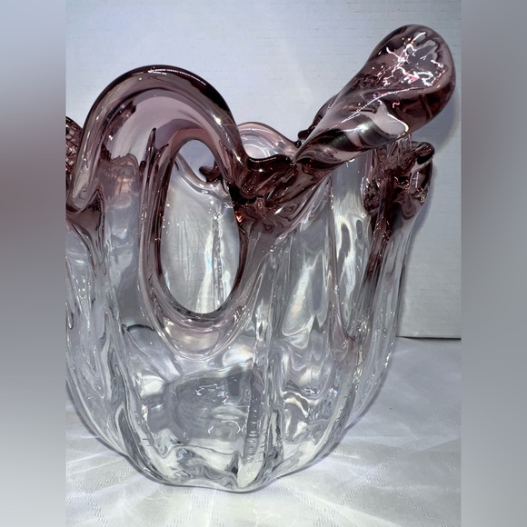 🌟🌟 Murano Glass Vase Made in Italy Hx9”, Dx8” - Picture 4 of 11